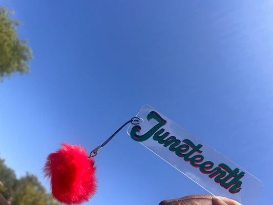 Juneteenth Acrylic Bookmark