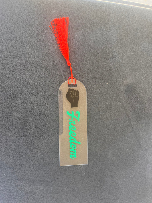 Freedom Acrylic Bookmarks